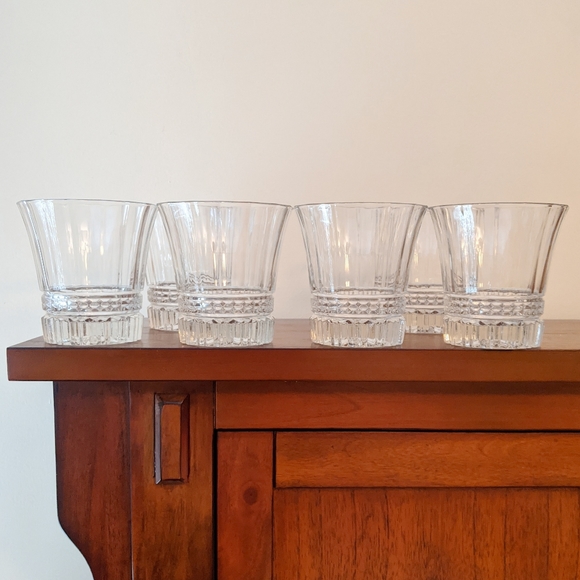 Vintage etched glasses